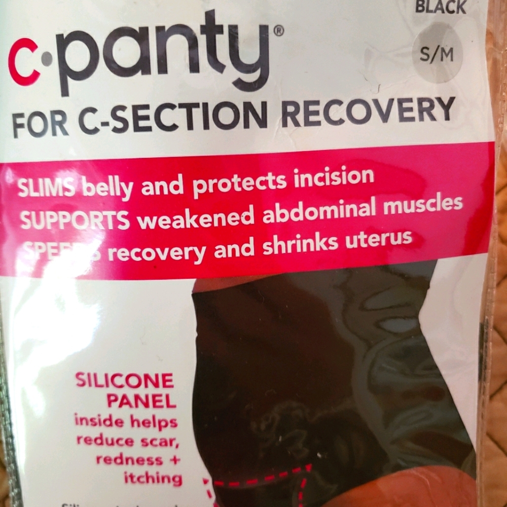 C-section Panties Black S/M